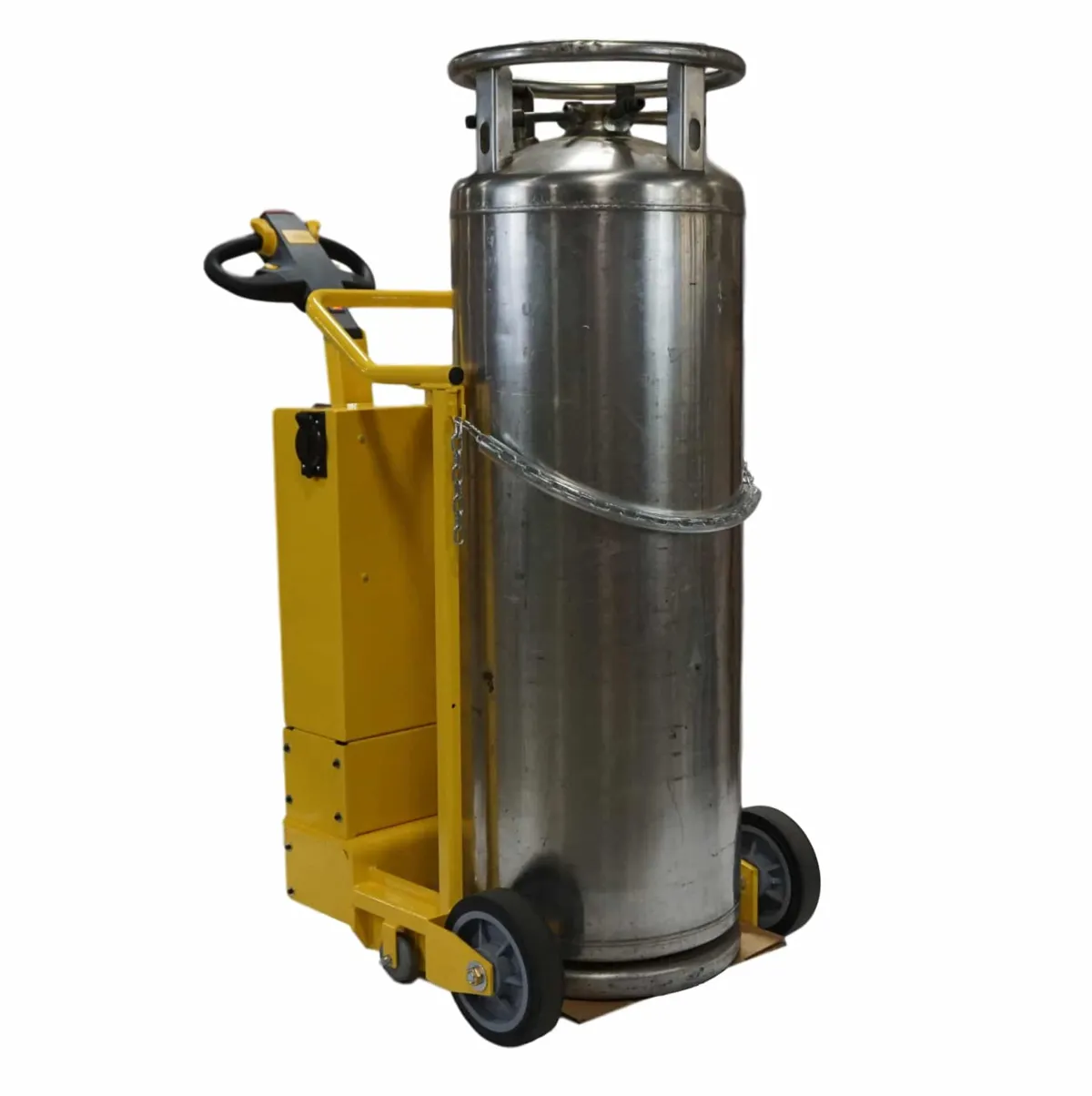 Pony Express 2010 cylinder delivery cart carrying a liquid gas cylinder